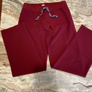 Burgundy Fig Scrub Pant